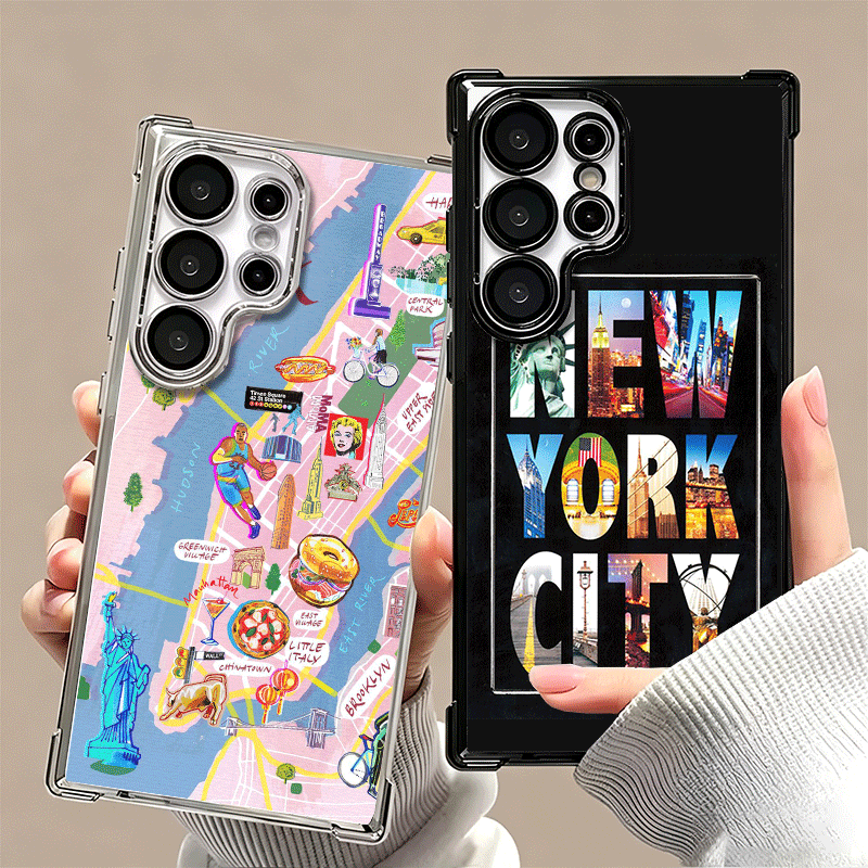 Phone Cases York - جراب هاتف ناعم بتصميم مدينة نيويورك