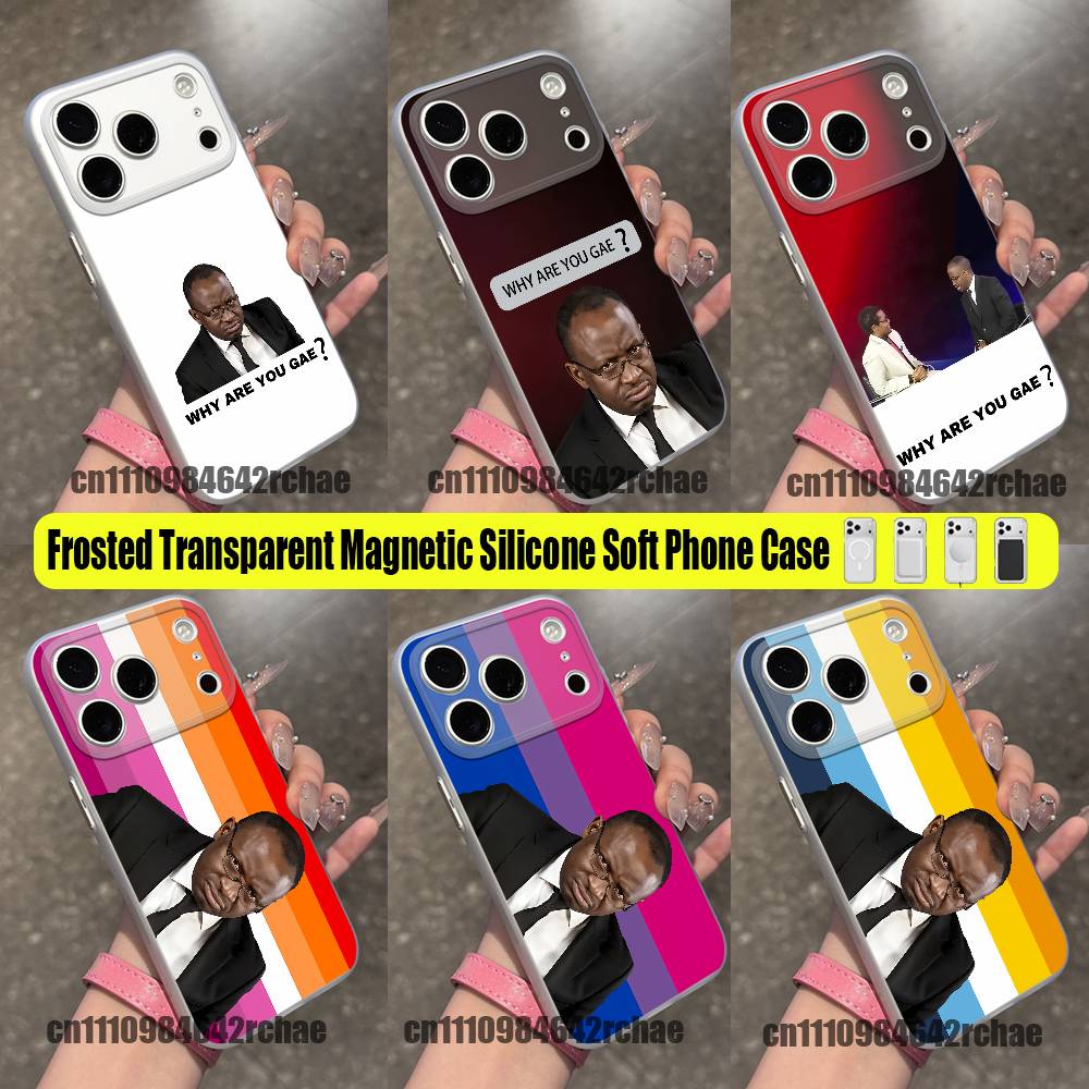 Phone Cases Uganda - غطاء هاتف شفاف مغناطيسي للشحن اللاسلكي
