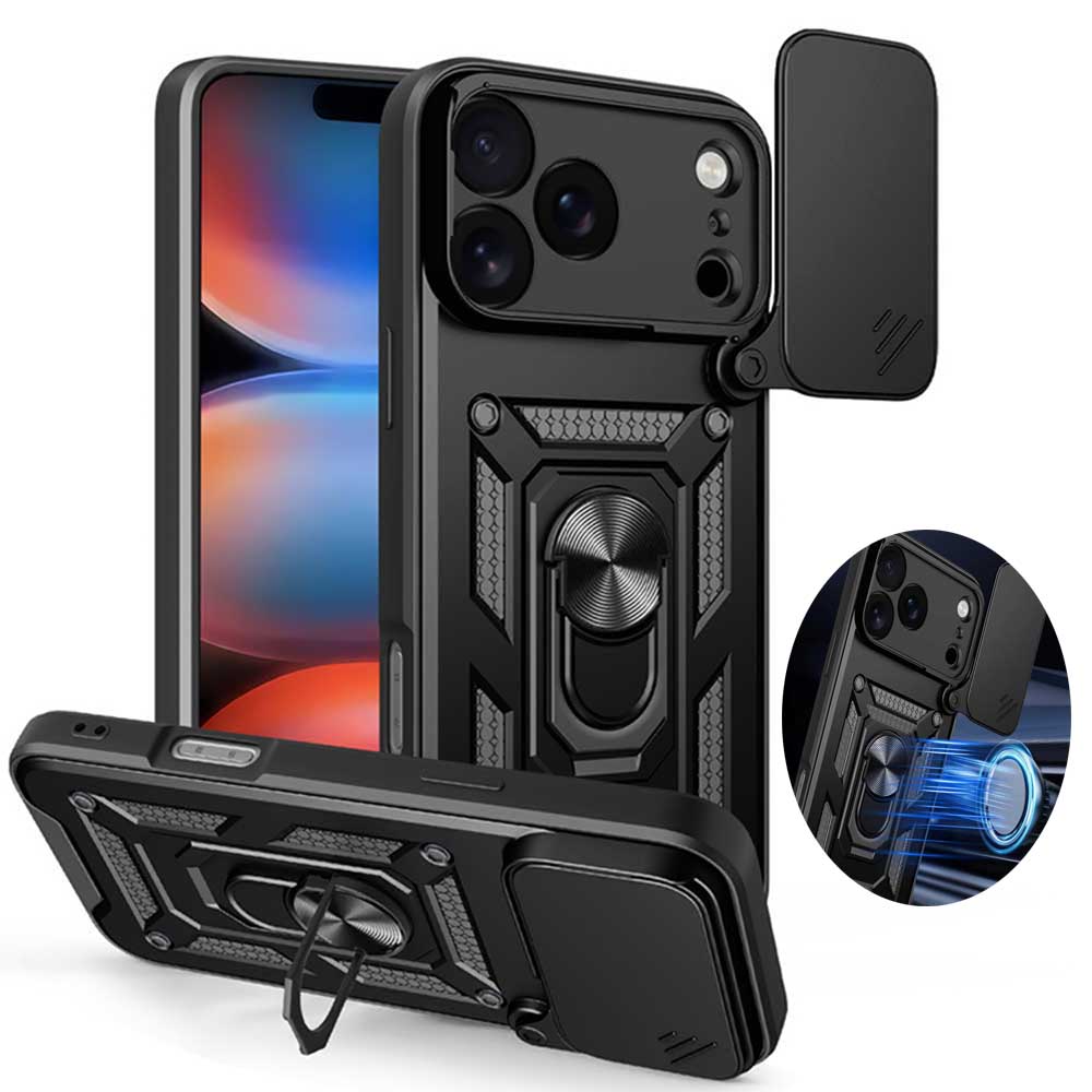 Rugged Armor Case - حافظة مدرعة مقاومة للصدمات لهاتف آيفون