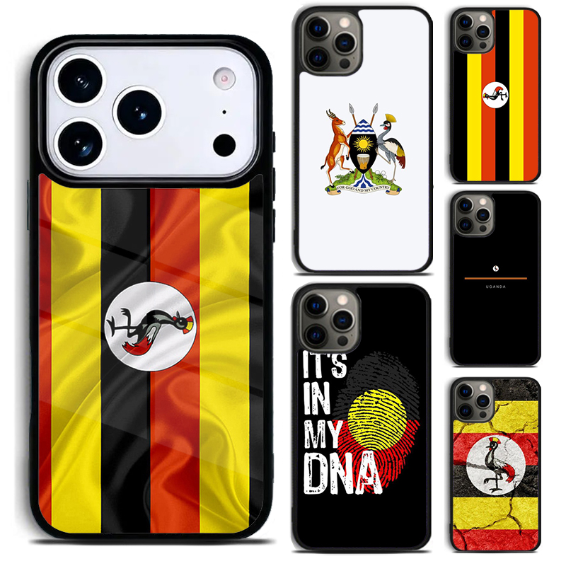 Phone Cases Uganda - غطاء هاتف بتصميم علم أوغندا لآيفون
