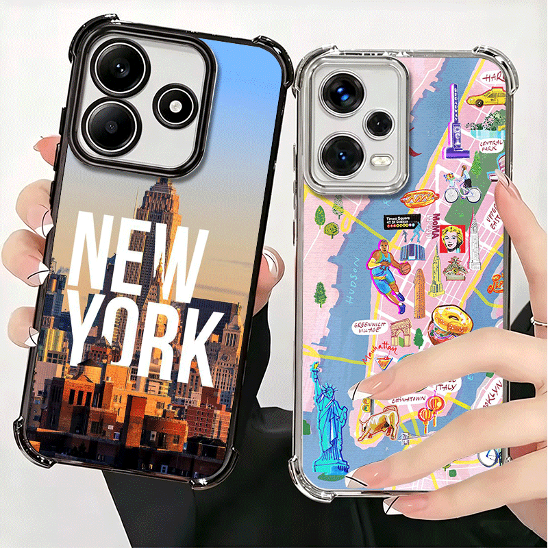 Phone Cases York - جراب هاتف ناعم بتصميم مدينة نيويورك