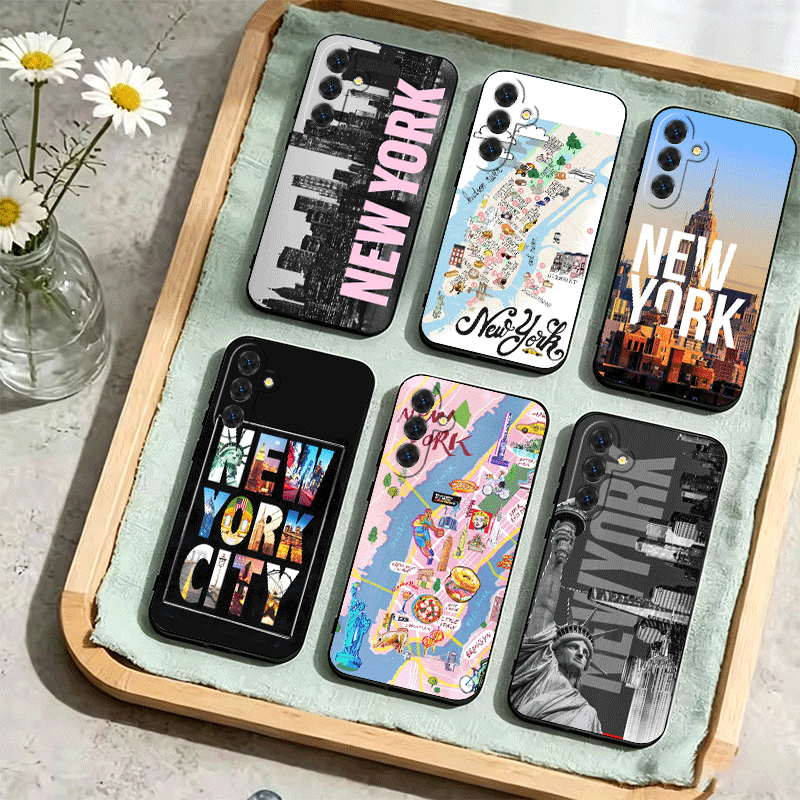 Phone Cases York - حافظة هاتف بتصميم مدينة نيويورك لسامسونج