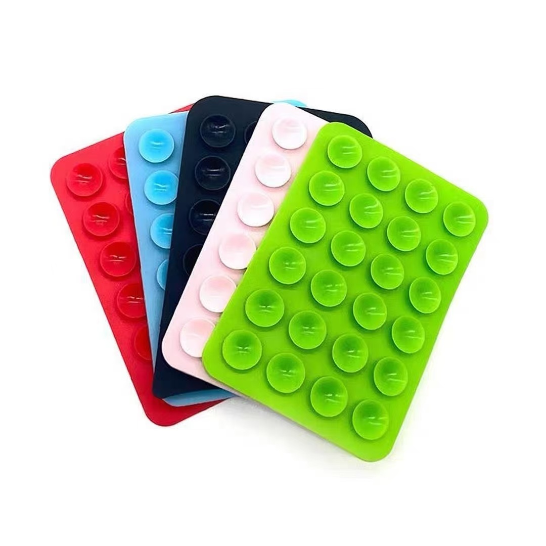 Phone Cases Apple - حامل هاتف سيليكون بكوب شفط مربع