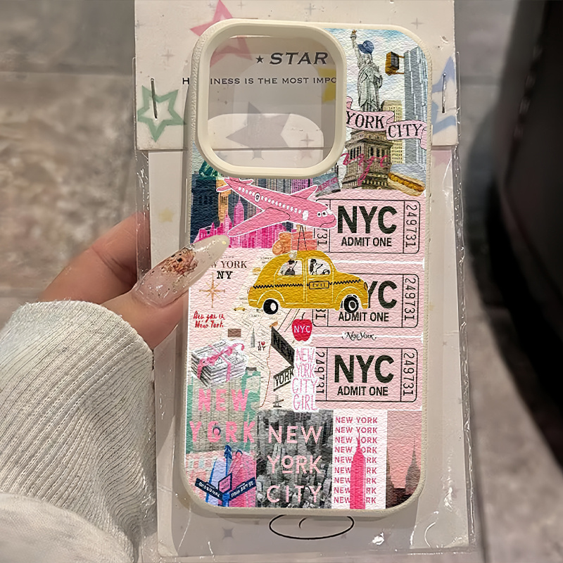 Phone Cases York - غطاء هاتف بتصميم كولاج السفر في