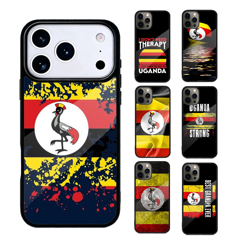 Phone Cases Uganda - غطاء هاتف بتصميم علم أوغندا لآيفون