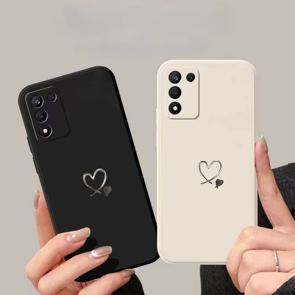 Phone Cases Galaxy S23 - غطاء هاتف سيليكون بطبعة قلب الحب