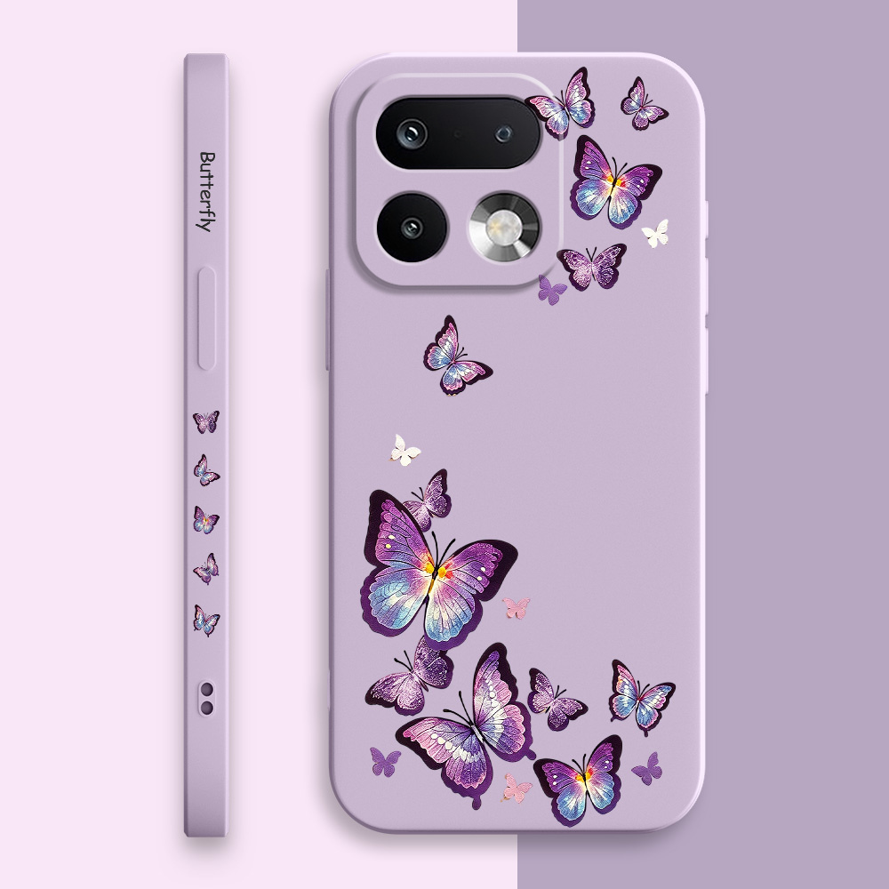 Phone Cases Realme - غطاء هاتف بتصميم الفراشة لهواتف أوبو