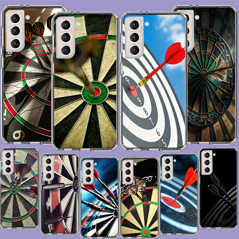Phone Cases Target - جراب هاتف شفاف بتصميم سهام وشعار