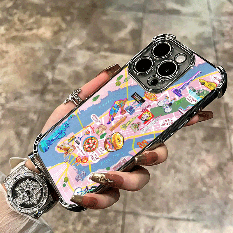 غطاء حماية جديد بتصميم مدينة ن - مراجعة Phone Cases York وسعره