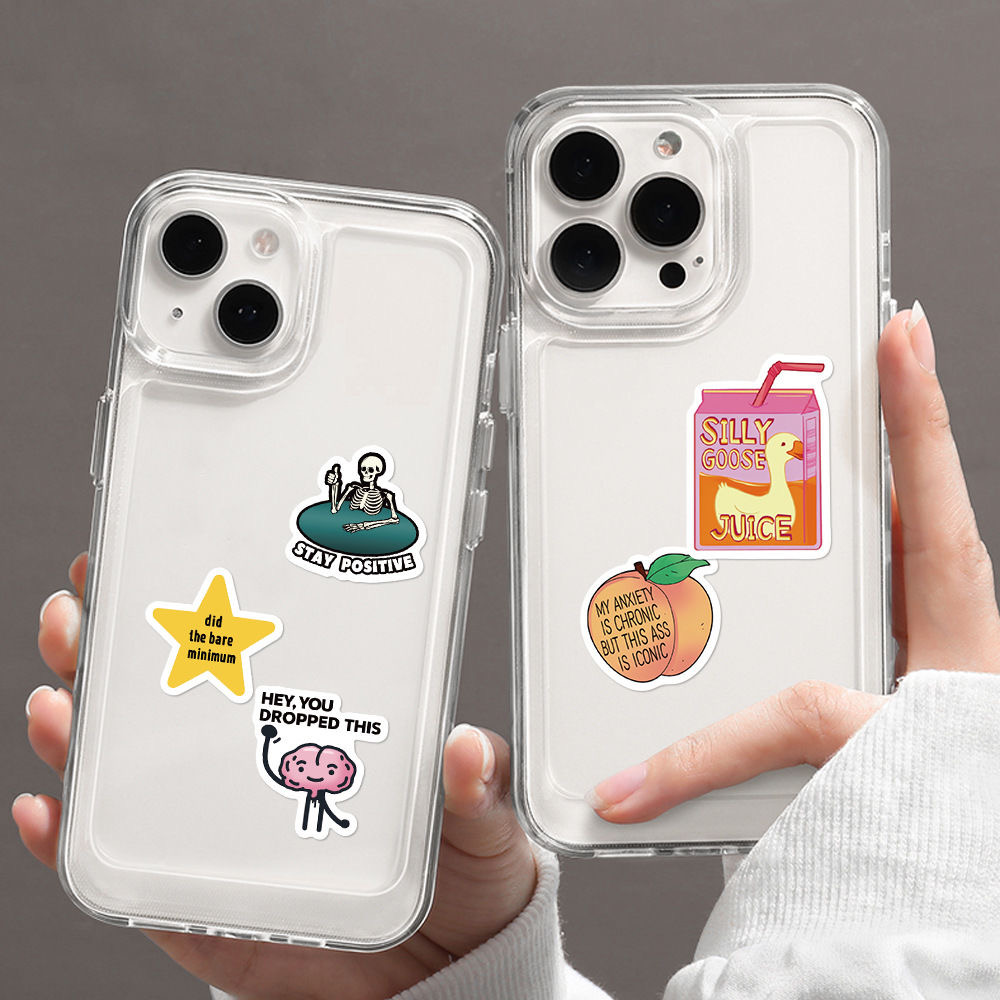 500 قطعة من ملصقات الميمز المض - مراجعة Phone Cases Kids وسعره