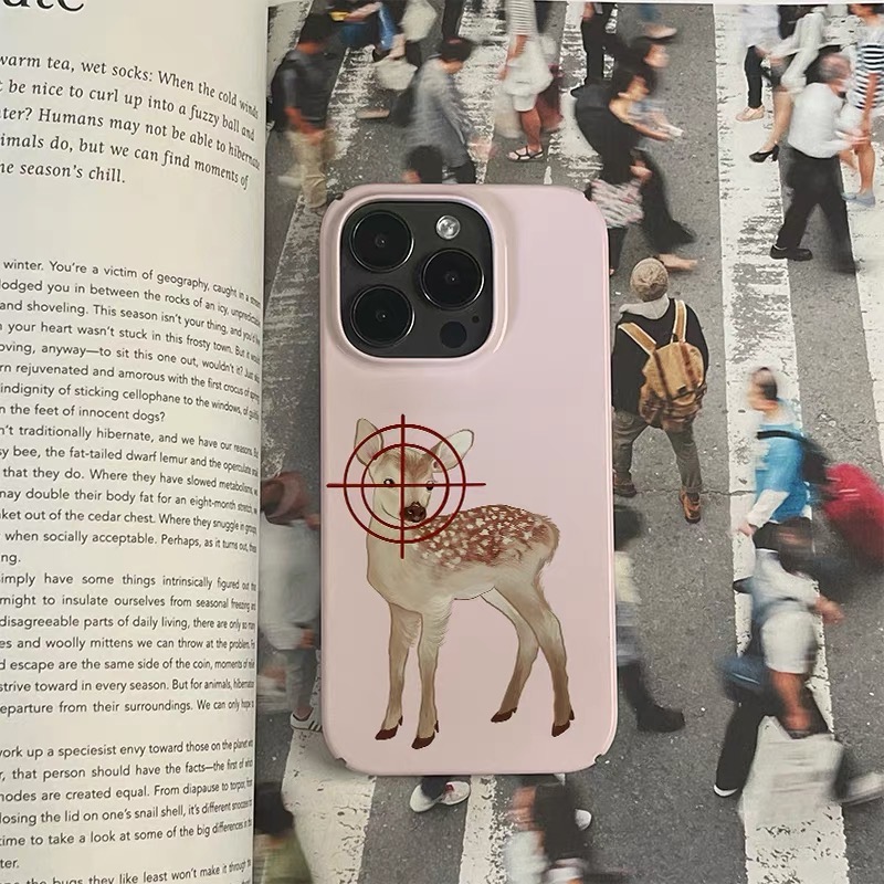 جراب هاتف بتصميم غزال وردي لام - مراجعة Phone Cases Target وسعره