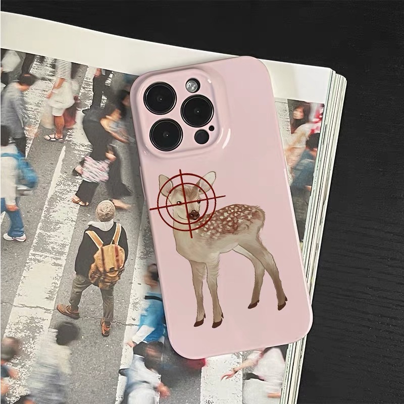 جراب هاتف بتصميم غزال وردي لام - مراجعة Phone Cases Target وسعره