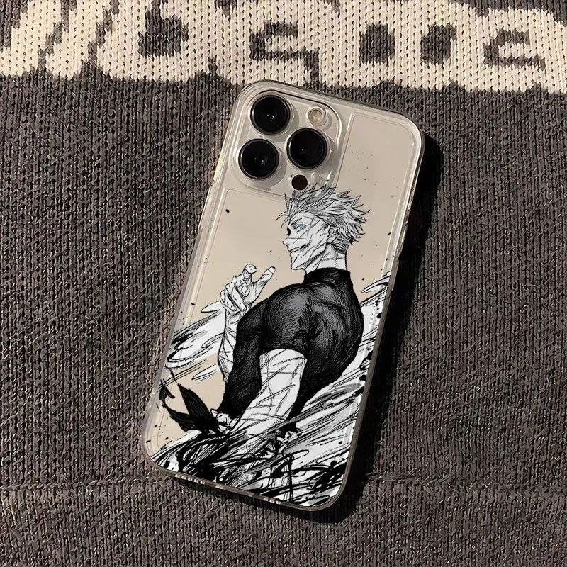 غطاء هاتف شفاف بتصميم جوجو سات - مراجعة Phone Cases Jujutsu Kaisen وسعره