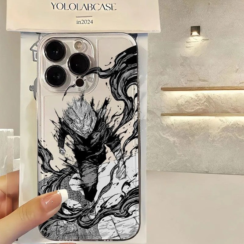 غطاء هاتف شفاف بتصميم جوجو سات - مراجعة Phone Cases Jujutsu Kaisen وسعره