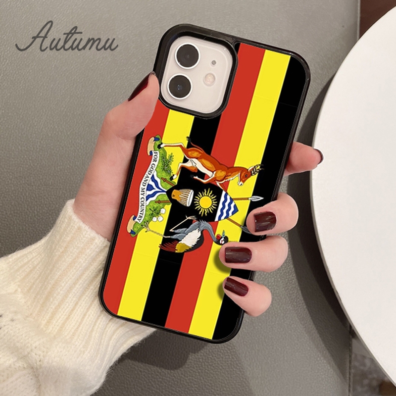 أوغندا العلم الوطني معطف الأسل - مراجعة Phone Cases Uganda وسعره