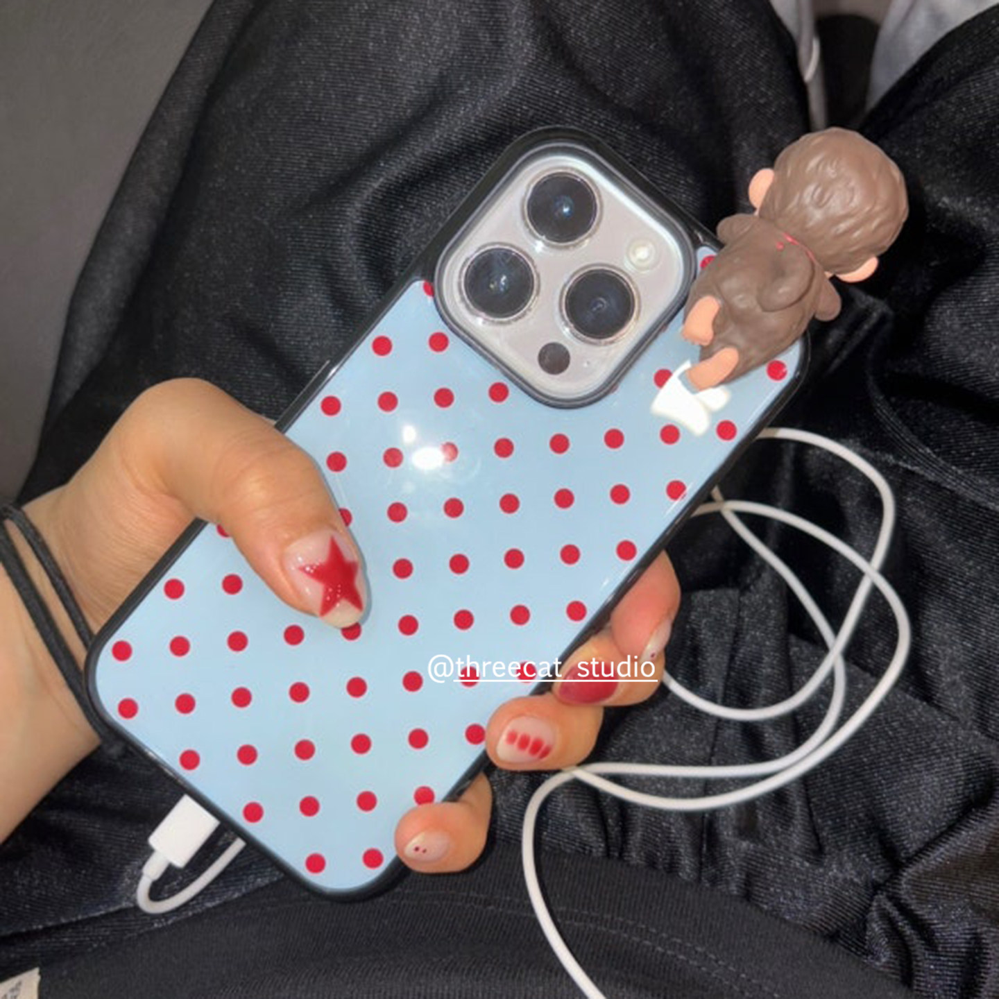 غطاء هاتف كوري ملون بنقاط البو - مراجعة Phone Cases Korean وسعره