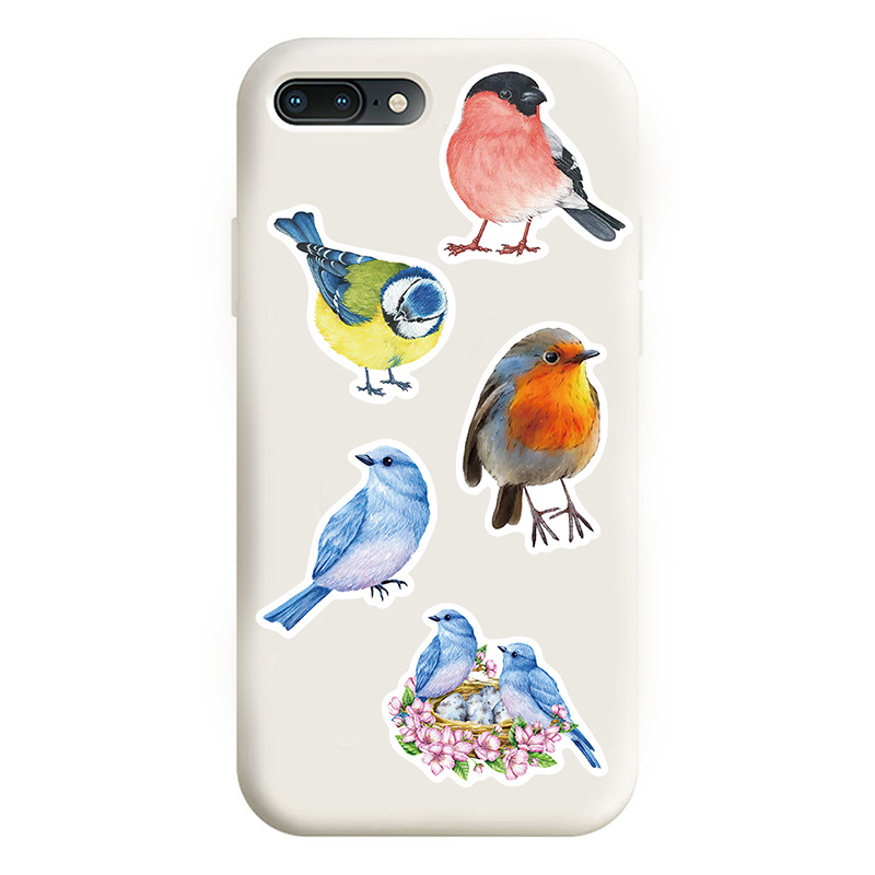 50 قطعة ملصقات جرافيتي طيور بأ - مراجعة Phone Cases Kids وسعره