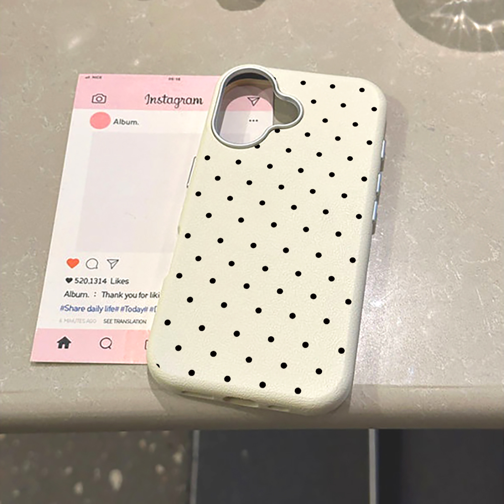 غطاء هاتف كوري أنيق بنقاط البو - مراجعة Phone Cases Korean وسعره