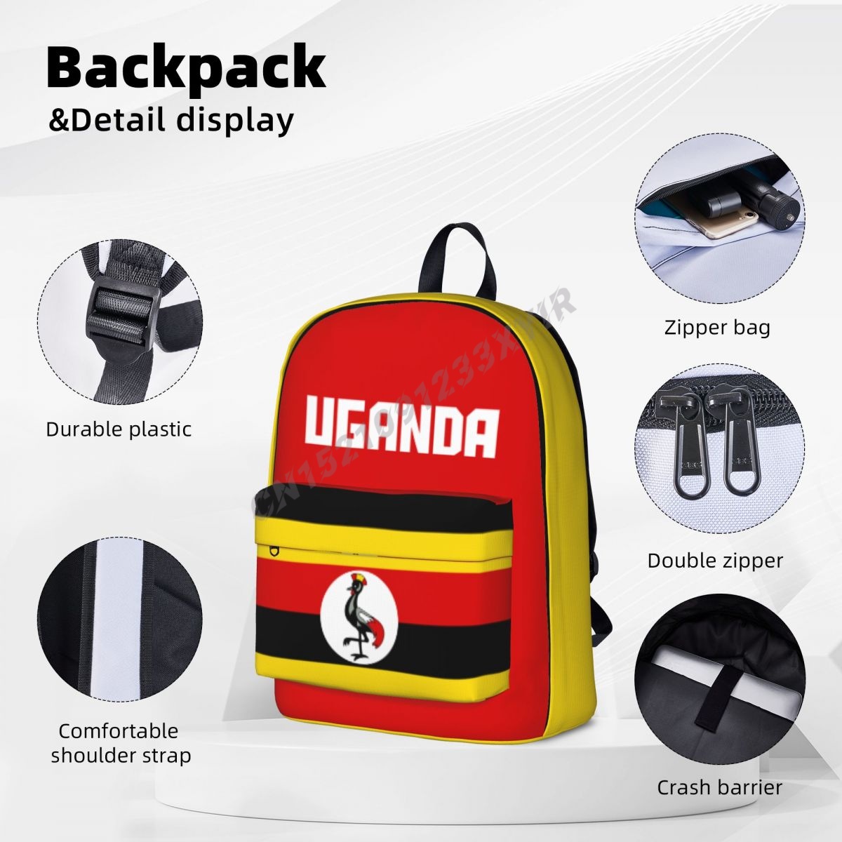للجنسين على ظهره أوغندا العلم  - مراجعة Phone Cases Uganda وسعره