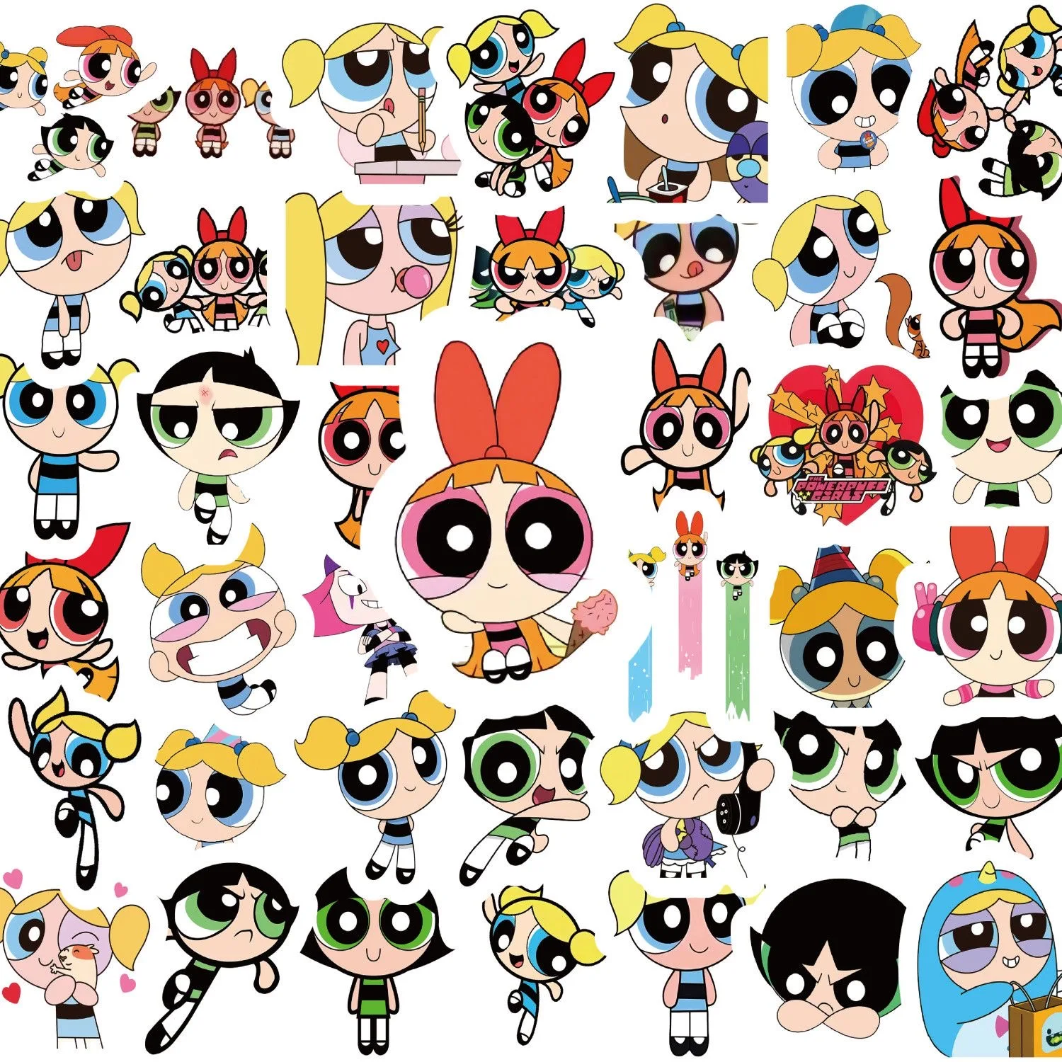 100 قطعة ملصقات فتيات القوة ال - مراجعة Phone Cases Kids وسعره