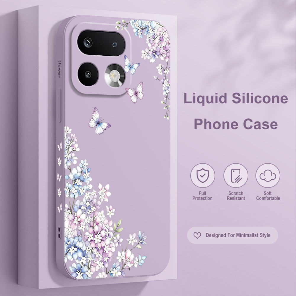 غطاء هاتف بلون البنفسج المزهر  - مراجعة Phone Cases Realme وسعره
