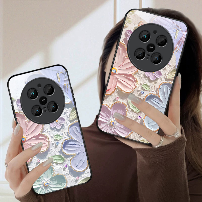 غطاء هاتف زجاجي أسود بتصميم حد - مراجعة Phone Cases Realme وسعره