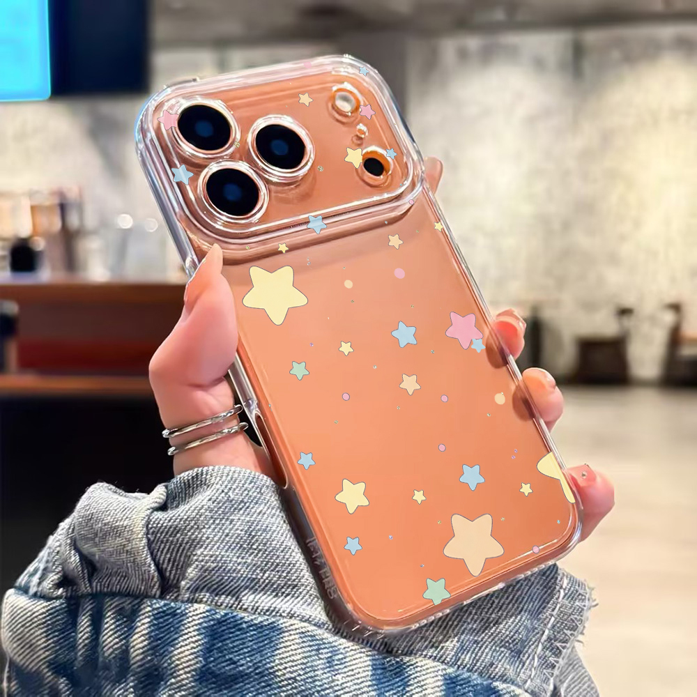 غطاء هاتف شفاف بتصميم النجوم ا - مراجعة Phone Cases Redmi وسعره