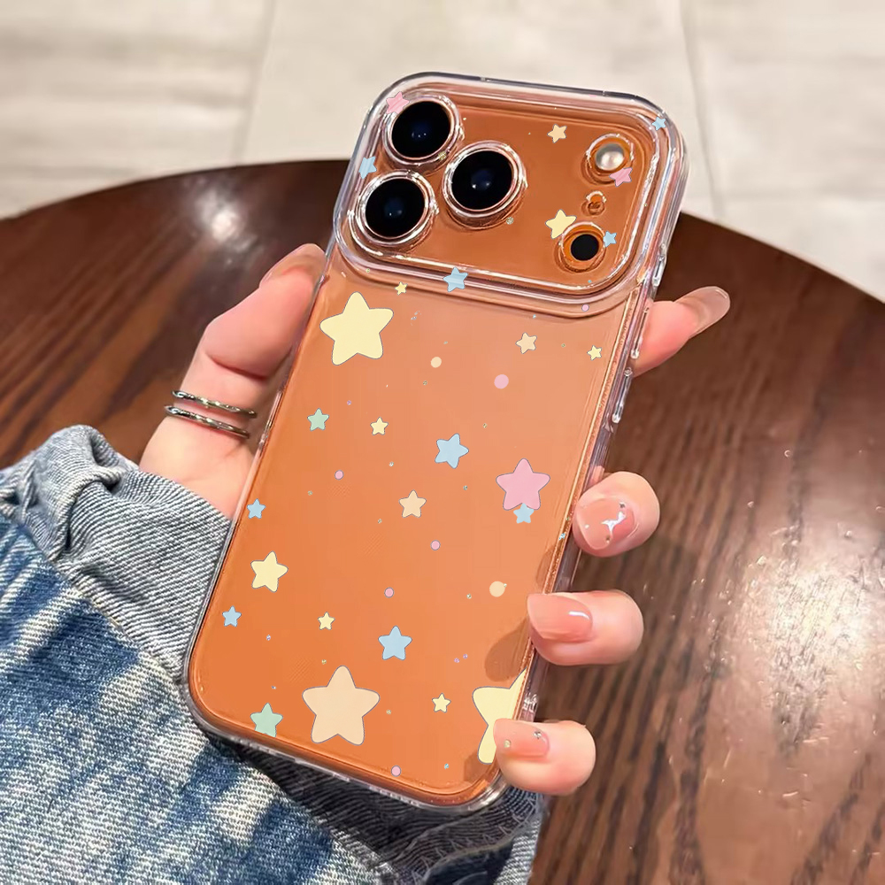 غطاء هاتف شفاف بتصميم النجوم ا - مراجعة Phone Cases Redmi وسعره