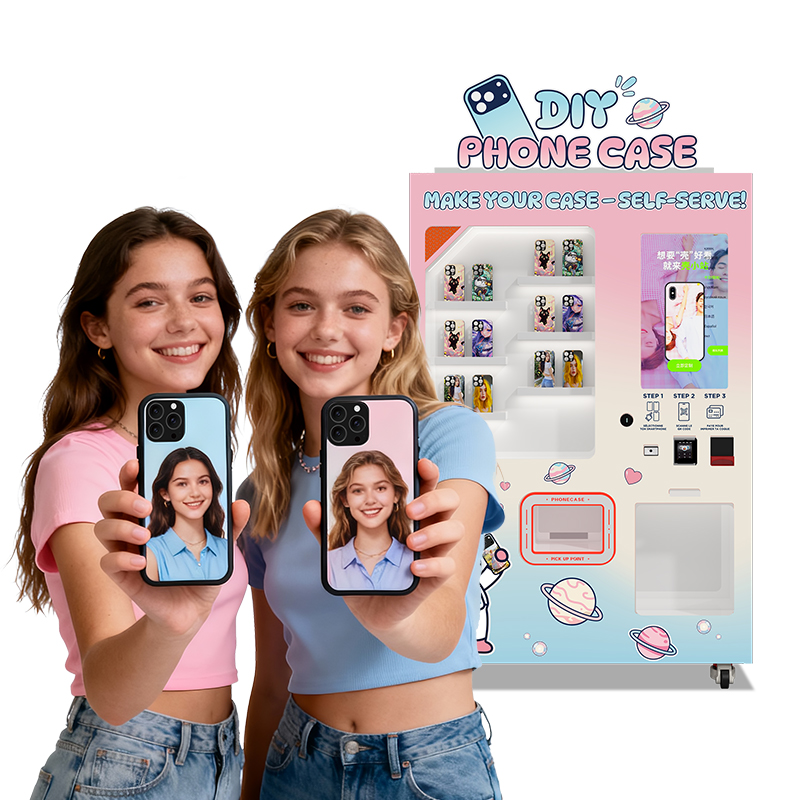 آلة طباعة أغطية الهواتف المحمو - مراجعة Phone Cases Vending Machine وسعره