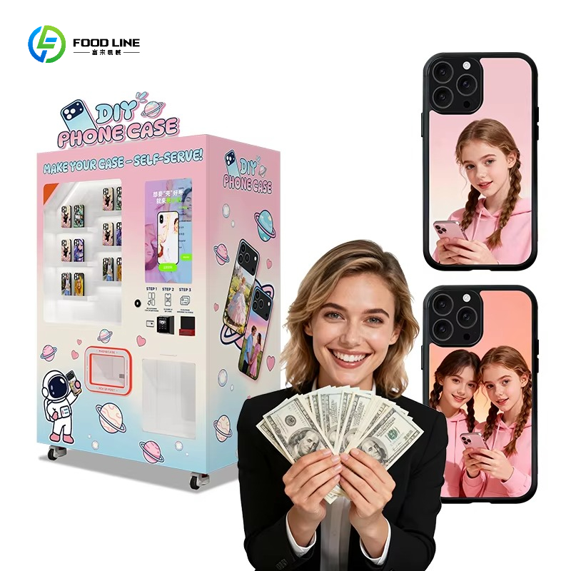 آلة طباعة أغطية الهواتف المحمو - مراجعة Phone Cases Vending Machine وسعره