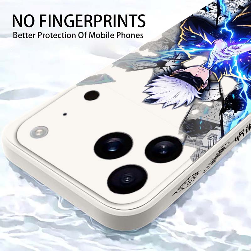 غطاء هاتف سائل بتصميم غوجو سات - مراجعة Phone Cases Jujutsu Kaisen وسعره