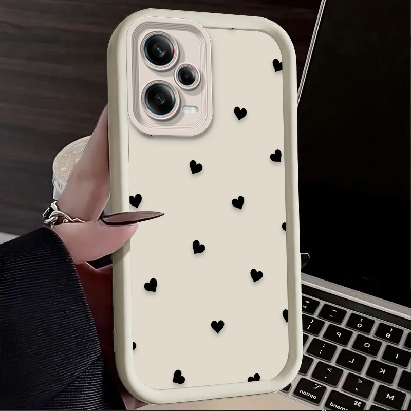 جراب هاتف أسود بتصميم قلب الحب - مراجعة Phone Cases Redmi وسعره