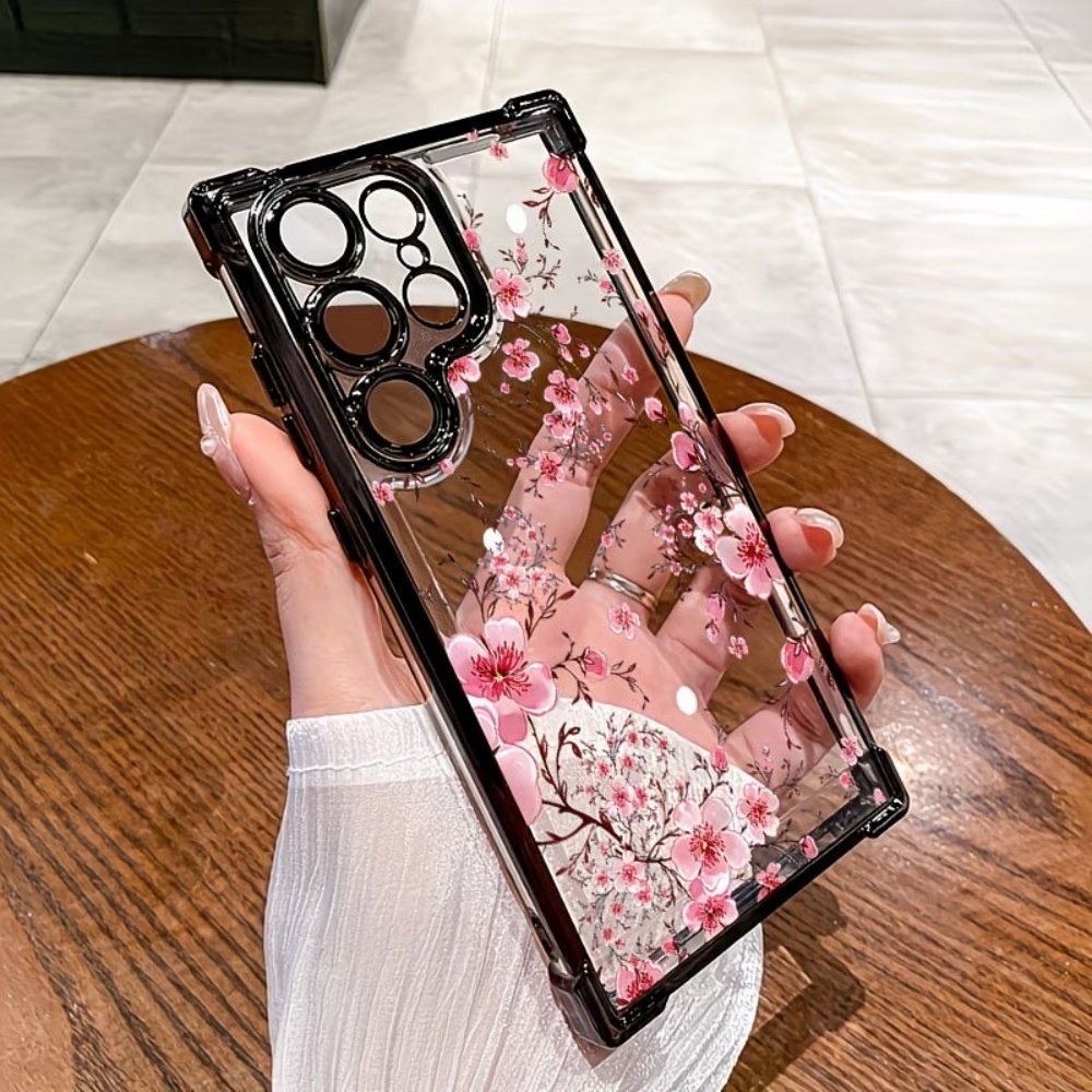 غطاء هاتف مطلي بزهر الكرز مضاد - مراجعة Phone Cases Galaxy S23 وسعره