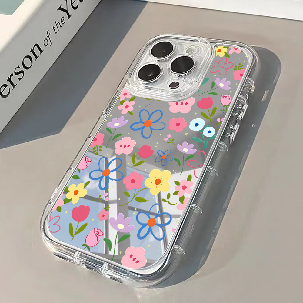 جراب هاتف بتصميم زهور على الطر - مراجعة Phone Cases Korean وسعره