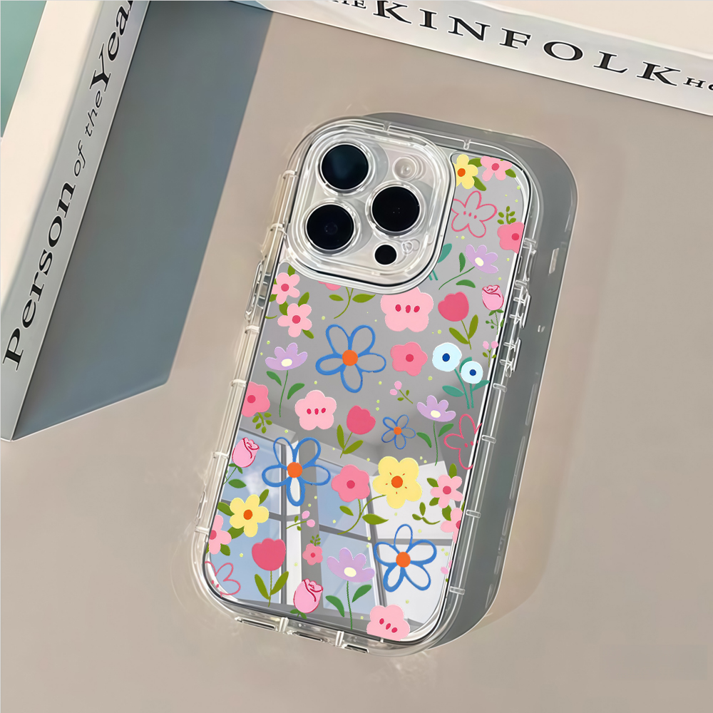 جراب هاتف بتصميم زهور على الطر - مراجعة Phone Cases Korean وسعره
