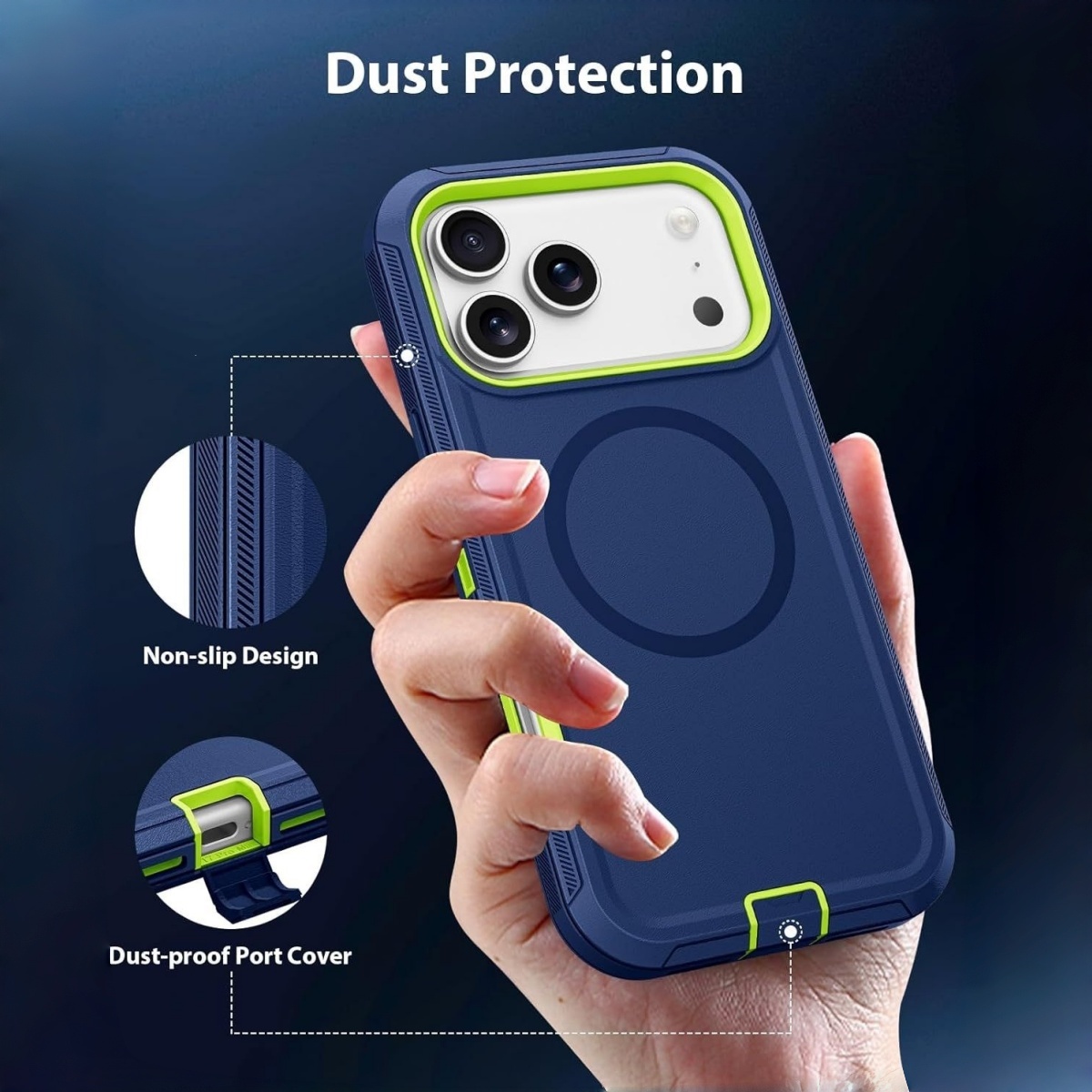 حافظة مغناطيسية قوية 3 في 1 له - مراجعة Rugged Armor Case وسعره