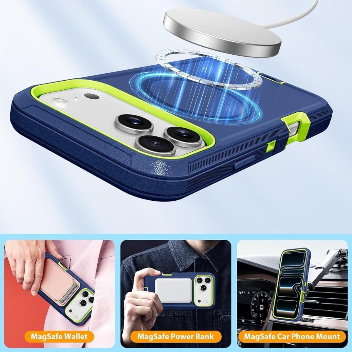 حافظة مغناطيسية قوية 3 في 1 له - مراجعة Rugged Armor Case وسعره