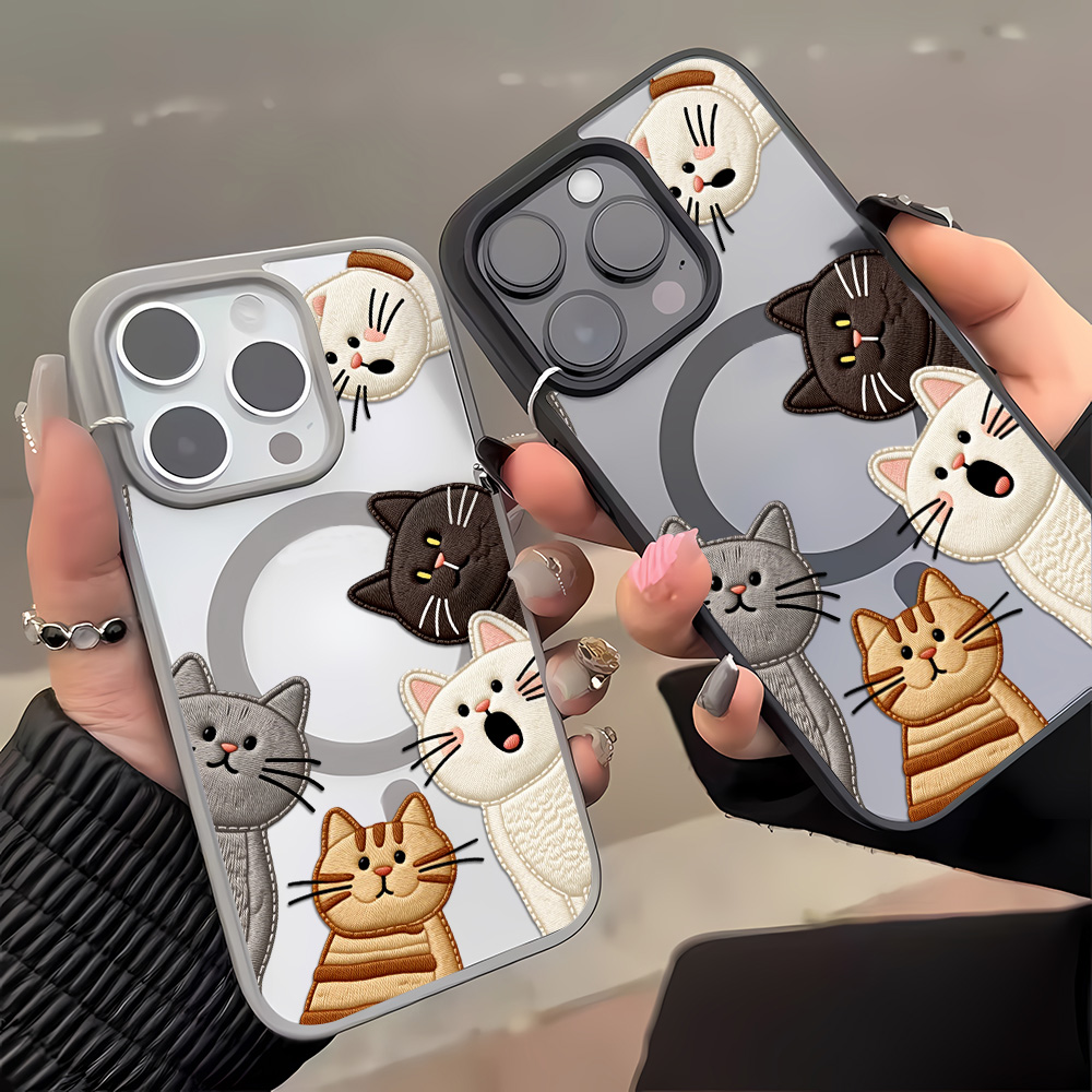 غطاء هاتف لطيف بتصميم قطة مطرز - مراجعة Phone Cases Cute Iphone 13 وسعره